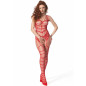 PASSION - BS 102 BODYSTOCKING ROSSO TAGLIA UNICA PASSION - BS 102 BODYSTOCKING ROSSO TAGLIA UNICA