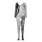 PASSION - BS 107 BODYSTOCKING ROSSO TAGLIA UNICA PASSION - BS 107 BODYSTOCKING ROSSO TAGLIA UNICA