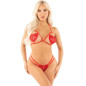 LEG AVENUE - REGGISENO COPPA APERTA + PERIZOMA CUORE ROSSO TAGLIA UNICA LEG AVENUE - REGGISENO COPPA APERTA + PERIZOMA CUORE ROSSO TAGLIA UNICA
