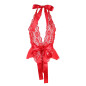 SUBBLIME - 953980 BODY SEXY CON VOLANT + CINTURA ROSSO L/XL SUBBLIME - 953980 BODY SEXY CON VOLANT + CINTURA ROSSO L/XL