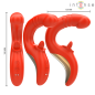 INTENSE - PAULINA VIBRATORE E STIMOLATORE A FORMA DI U ROSSO INTENSE - PAULINA VIBRATORE E STIMOLATORE A FORMA DI U ROSSO
