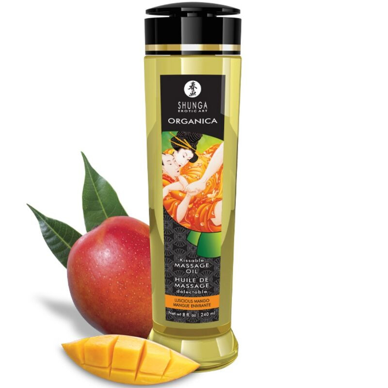 SHUNGA - OLIO DA MASSAGGIO BIOLOGICO MANGO 240 ML SHUNGA - OLIO DA MASSAGGIO BIOLOGICO MANGO 240 ML