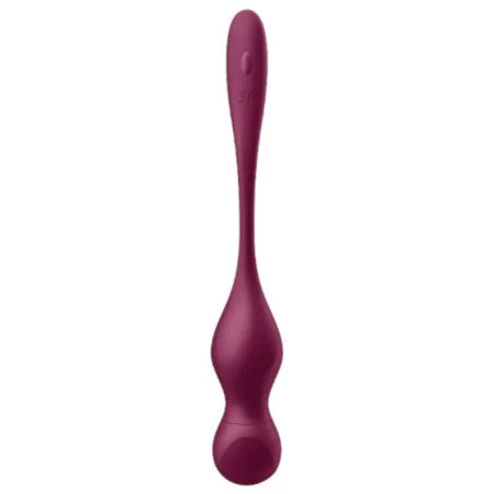 SATISFYER - LOVE BIRDS VARY SFERE VIBRANTI APP GRATUITA WINE ROSSO