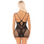 LEG AVENUE - ABITO MINI IN RETE CON SPALLINE NERO LEG AVENUE - ABITO MINI IN RETE CON SPALLINE NERO