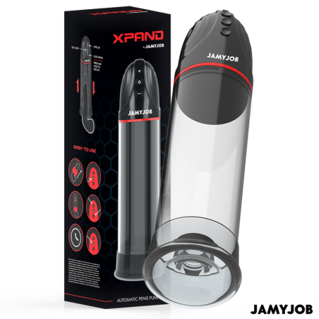 JAMYJOB - POMPA AUTOMATICA XPAND 3 LIVELLI DI ONDE STIMOLANTI GRIGIO