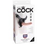 KING COCK - IMBRACATURA PER CAZZO KING CON PENE REALISTICO 17,8 CM