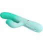 PRETTY LOVE - VIBRATORE MULTIFUNZIONE CONIGLIO GIGI VERDE ACQUA