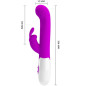 PRETTY LOVE - VIBRATORE CENTAUR CONIGLIO 30 MODALITÀ DI VIBRAZIONE VIOLA PRETTY LOVE - VIBRATORE CENTAUR CONIGLIO 30 MODALITÀ DI VIBRAZIONE VIOLA