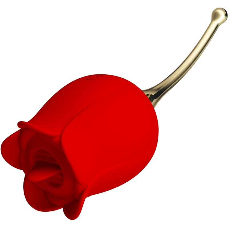 PRETTY LOVE - ROSE LOVER STIMOLATORE CLITORIDEO ROSE 12 VIBRAZIONI ROSSO PRETTY LOVE - ROSE LOVER STIMOLATORE CLITORIDEO ROSE 12 VIBRAZIONI ROSSO