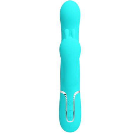 PRETTY LOVE - CAMMY 4 IN 1 MULTIFUNZIONE VIBRATORE TRIPLE RABBIT BLU