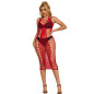 SUBBLIME - 952327 VESTITO LUNGO A RETE ROSSO TAGLIA UNICA SUBBLIME - 952327 VESTITO LUNGO A RETE ROSSO TAGLIA UNICA