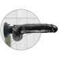 KING COCK - DILDO VIBRANTE CON TESTICOLI 23 CM NERO KING COCK - DILDO VIBRANTE CON TESTICOLI 23 CM NERO