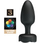 PRETTY LOVE - OSBORN PLUG ANALE CON LUCE LED NERO 9,8 CM PRETTY LOVE - OSBORN PLUG ANALE CON LUCE LED NERO 9,8 CM