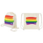 PRIDE - ZAINO CON BANDIERA LGBT IN COTONE