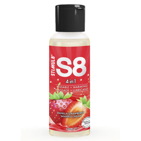 STIMUL8 - S8 LUBRIFICANTE 4 IN 1 AL DESSERT ALLA FRAGOLA 125 ML
