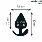 ADDICTED TOYS - TAPPO ANALE TAGLIA L 8 CM