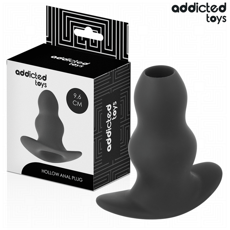 ADDICTED TOYS - TAPPO ANALE CAVO TAGLIA M 9,6 CM ADDICTED TOYS - TAPPO ANALE CAVO TAGLIA M 9,6 CM
