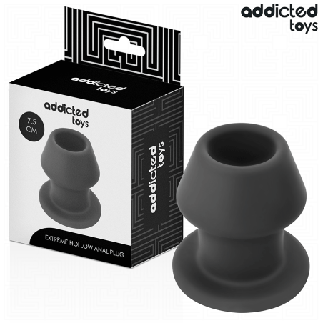 ADDICTED TOYS - EXTREME HOLLOW ANAL PLUG TAGLIA S 7,5 CM