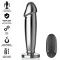 INTENSE - ANAL PLUG 10 VIBRAZIONI DILDO METALLO CON TELECOMANDO M