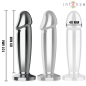 INTENSE - ANAL PLUG 10 VIBRAZIONI DILDO METALLO CON TELECOMANDO M