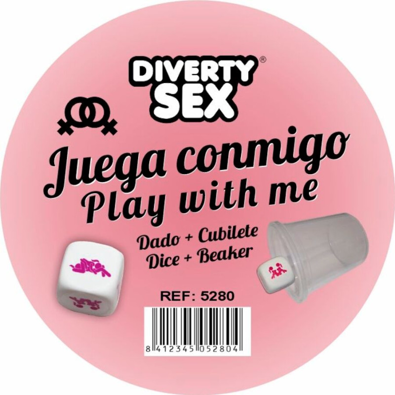 DIABLO PICANTE - DADI BIANCHI DURI CON POSIZIONI DELLA DONNA E CUBO