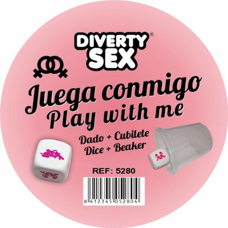 DIABLO PICANTE - DADI BIANCHI DURI CON POSIZIONI DELLA DONNA E CUBO