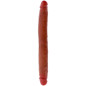 GET REAL - DILDO IN SILICONE A DOPPIA ESTREMITÀ CARAMELLO 35 CM
