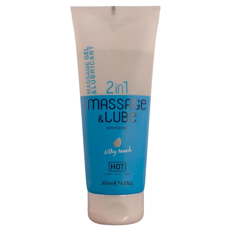 HOT - MASSAGE GLIDE GEL 2IN1 TOCCO SETOSO 200 ML HOT - MASSAGE GLIDE GEL 2IN1 TOCCO SETOSO 200 ML