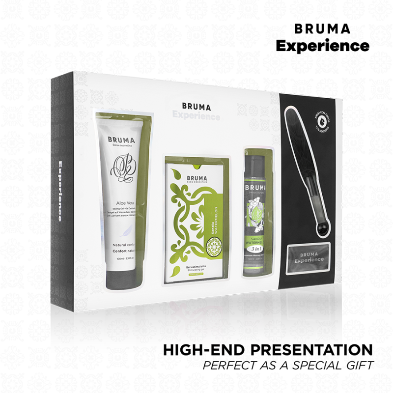 BRUMA XPERIENCE - KIT TENTAZIONE DOLCE ANGURIA CON POTENZIATORE DI ORGASMO BRUMA XPERIENCE - KIT TENTAZIONE DOLCE ANGURIA CON POTENZIATORE DI ORGASMO