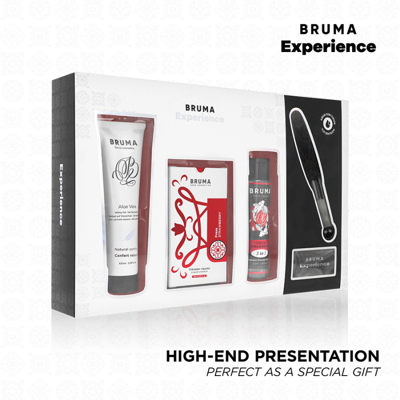 BRUMA XPERIENCE - KIT TENTAZIONE VIBRO-ORGASMICA DOLCE FRAGOLA BRUMA XPERIENCE - KIT TENTAZIONE VIBRO-ORGASMICA DOLCE FRAGOLA