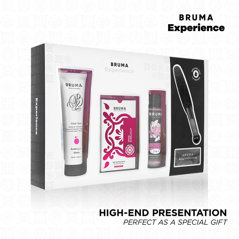 BRUMA XPERIENCE - KIT TENTAZIONE SWEET GUM CON POTENZIATORE DI ORGASMO BRUMA XPERIENCE - KIT TENTAZIONE SWEET GUM CON POTENZIATORE DI ORGASMO