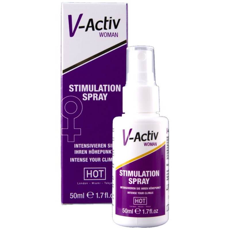 HOT - V-ACTIV SPRAY STIMOLANTE DONNA 50 ML HOT - V-ACTIV SPRAY STIMOLANTE DONNA 50 ML