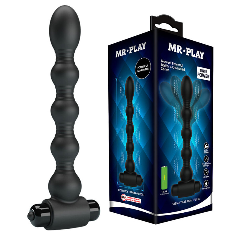 MR PLAY - MASSAGGIATORE ANALE VIBRANTE