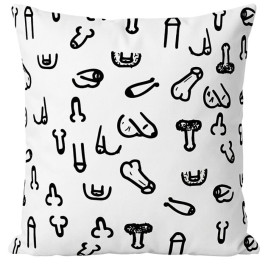 DIABLO PICANTE - CUSCINO PER PENE 30 X 30 BIANCO