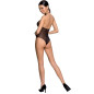PASSION - WOMAN BS088 BODYSTOCKING ROSSO TAGLIA UNICA